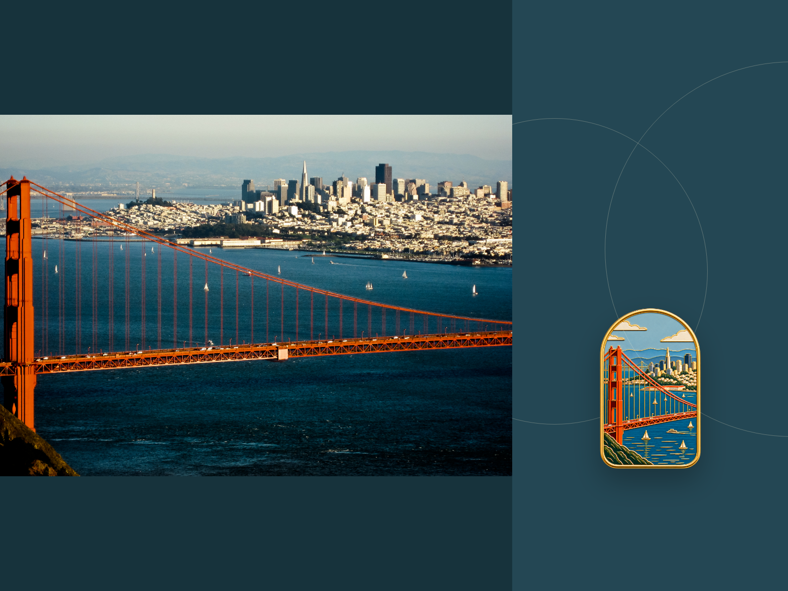 Alamo Square and the Painted Ladies collectible travel poster