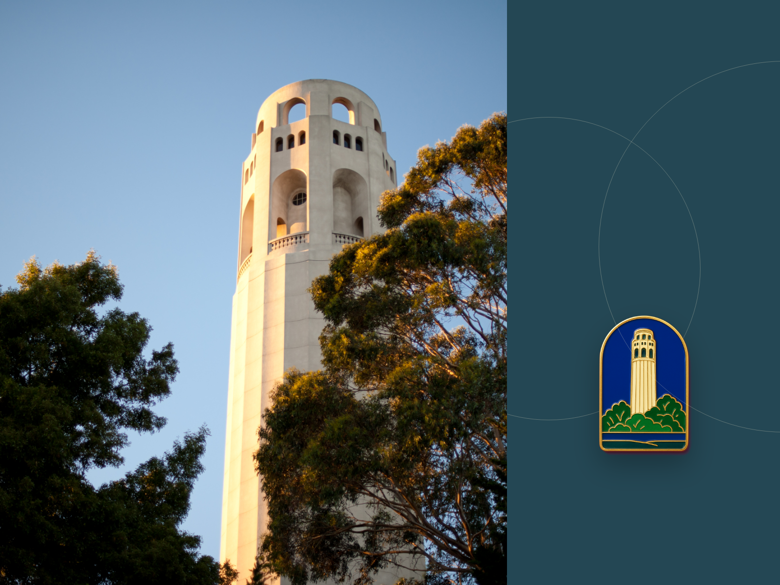 Coit Tower collectible travel poster